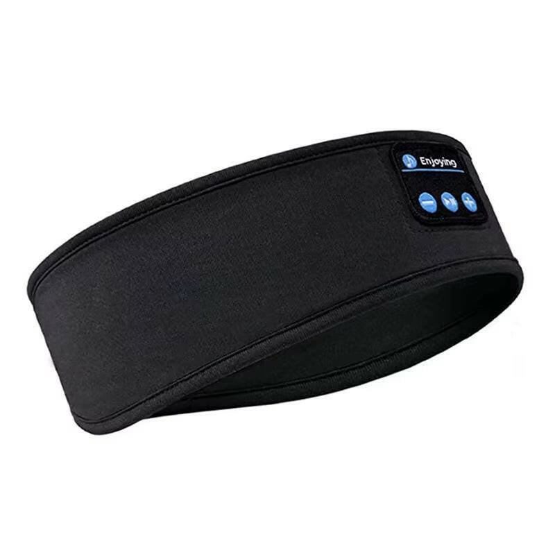 Wireless Sports Bluetooth Earphones with Sleeping Music Eye Mask and Headband for Comfortable Listening.