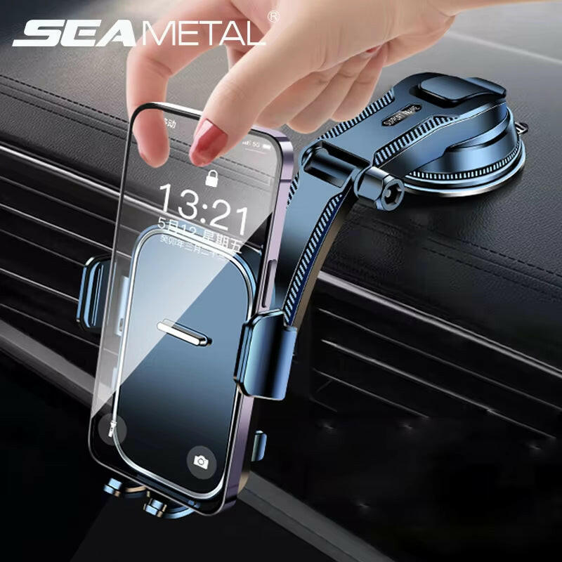 Car Dashboard Phone Bracket Universal Auto Cellphone Stand for GPS Navigation Universal Desk Windshield Hanging Holder.