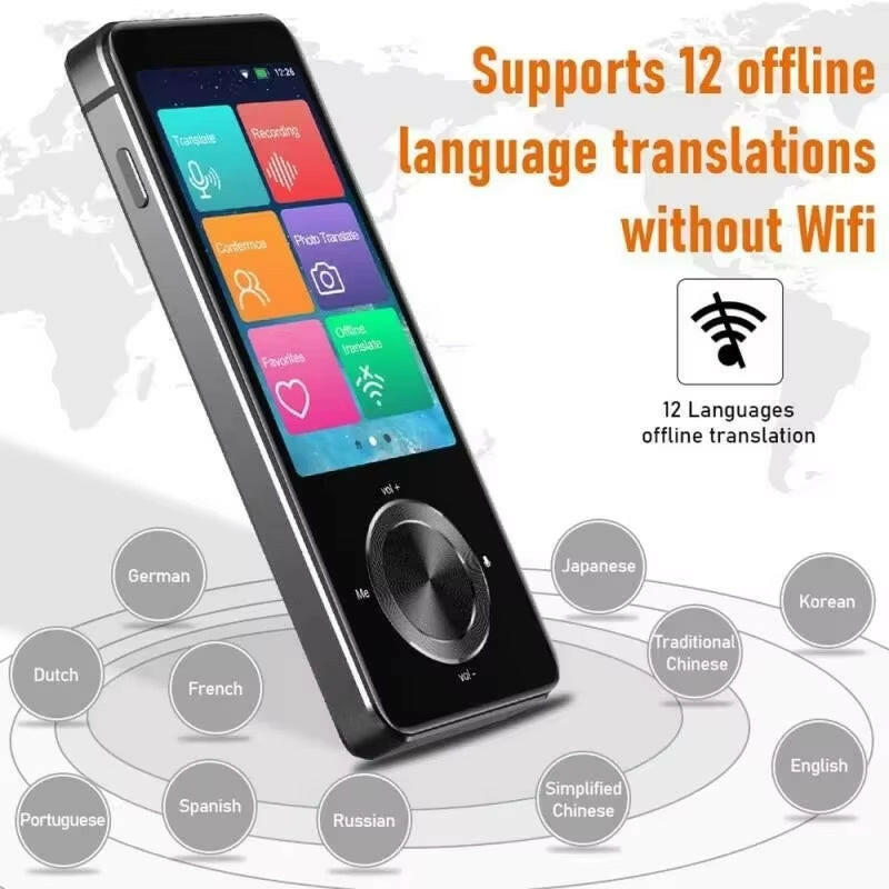 2025 Enhanced M9 Instant Voice Translator - Portable Real-Time Language Translator Supporting 16 Offline Languages.