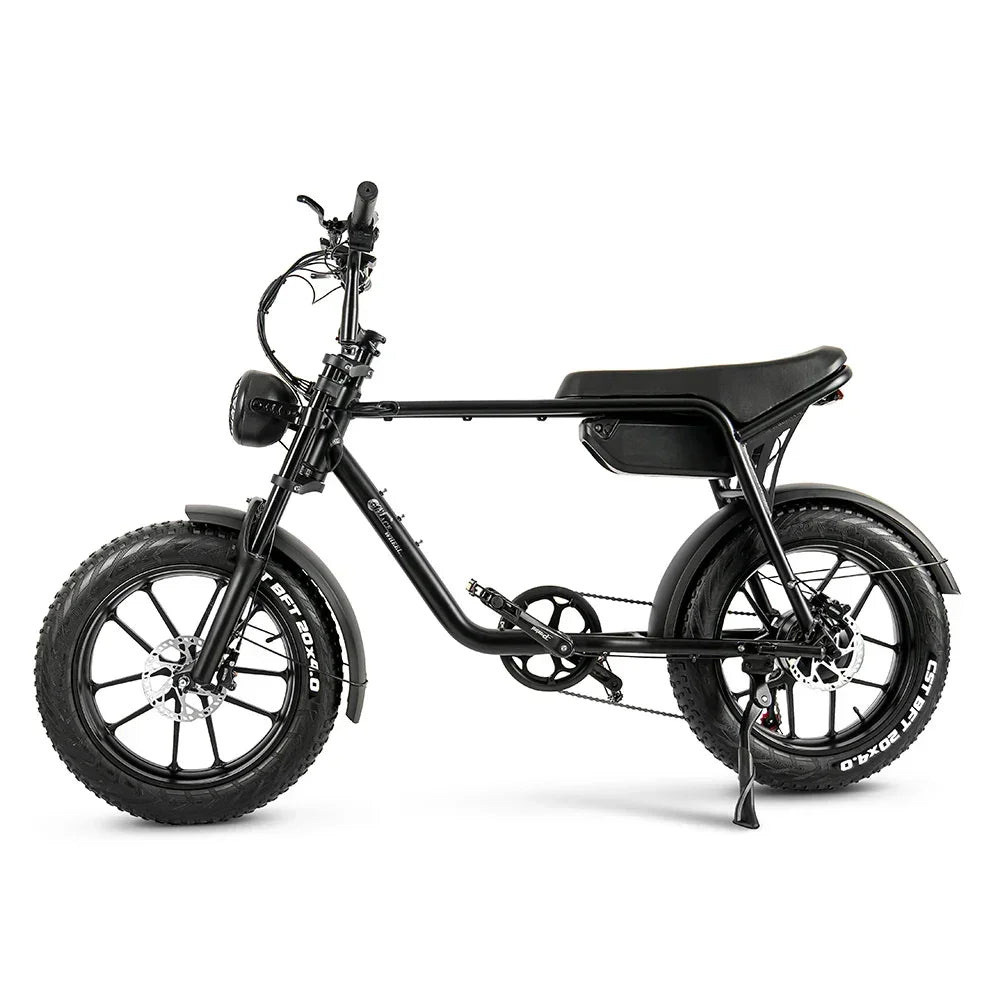 Electric bike with 500W motor and 16AH lithium battery for efficient and powerful cycling performance