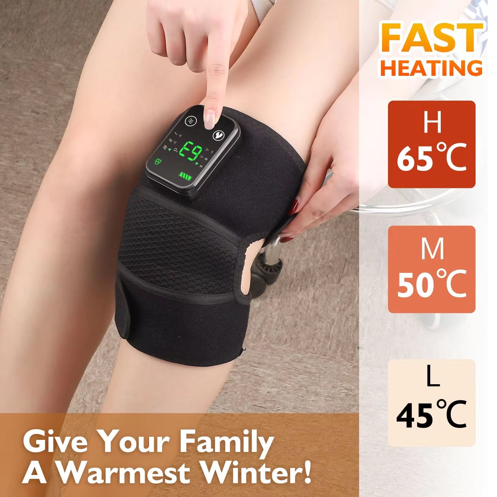 Electric Shoulder Massager with Heating and Vibration for Ultimate Relaxation and Comfort.