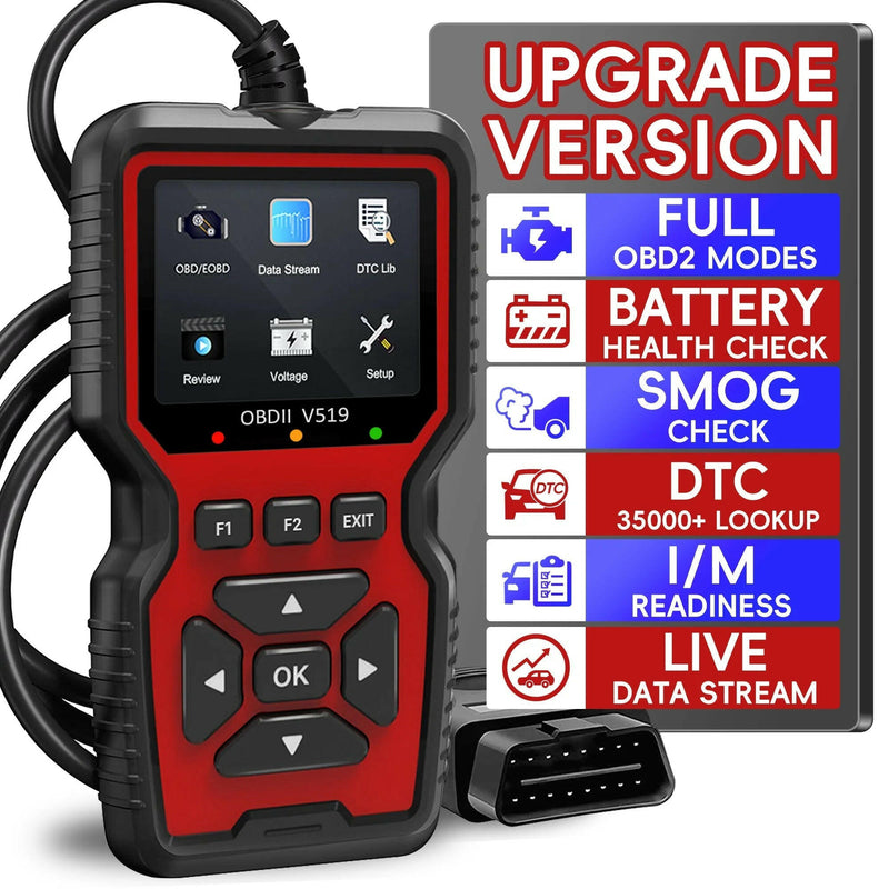 Professional OBD2 Scanner with Live Data for Comprehensive Vehicle Diagnostics and Check Engine Light Analysis.