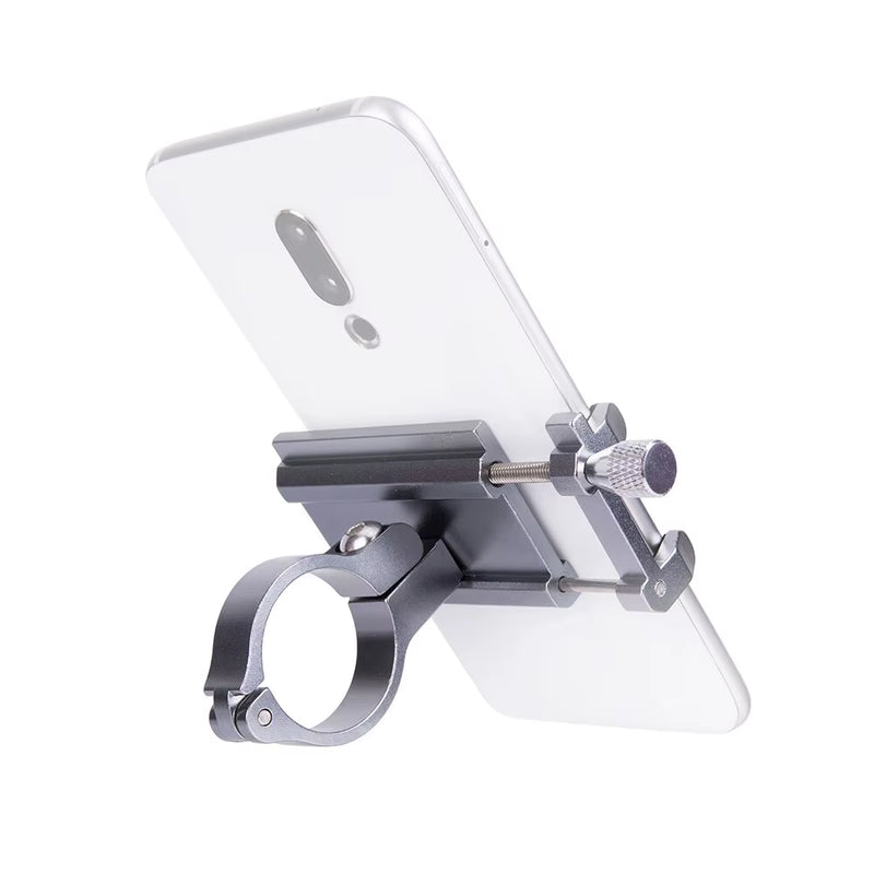 ZTTO Universal Bicycle Phone Holder - Durable Metal Mount for MTB, Road Bike, and Motorcycle, Compatible with Mobile Devices and GPS.