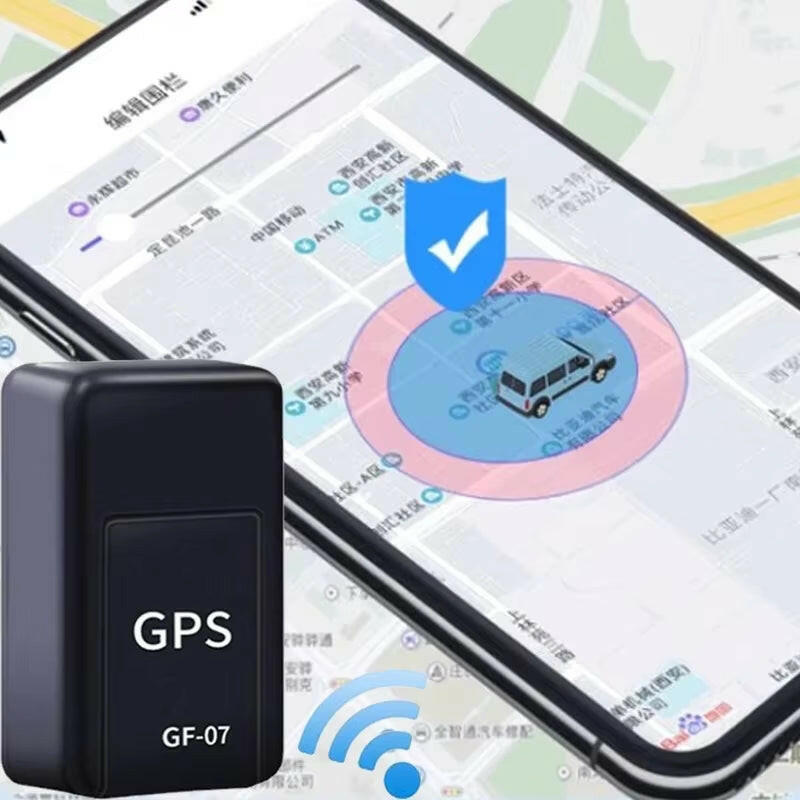 GPS Locator GF-07: Compact and Accurate Vehicle Tracking Device with Easy Installation and Remote Positioning.