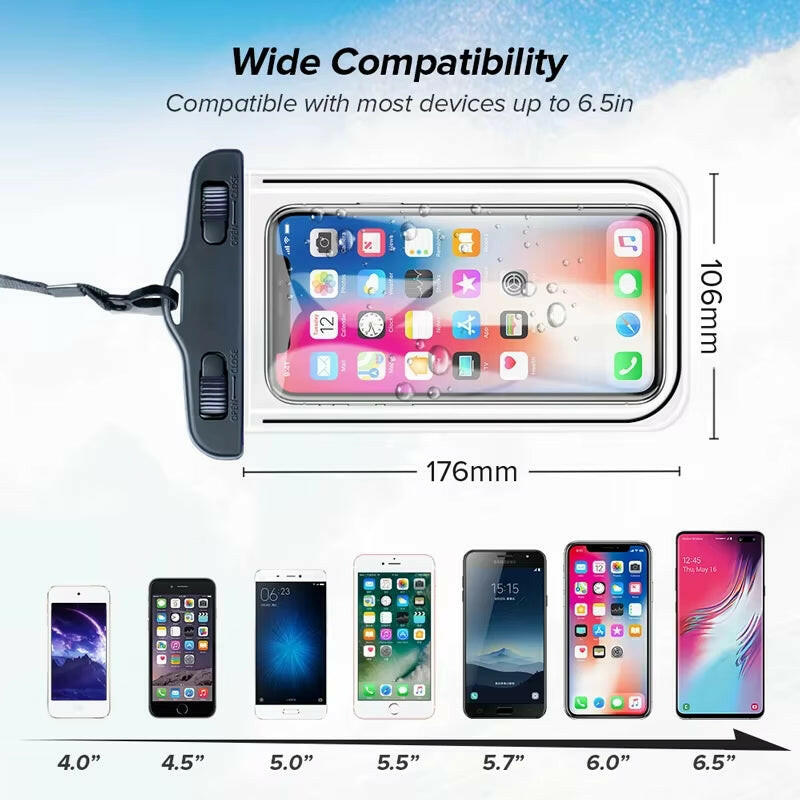 Universal Waterproof Phone Case - Submersible Protection Pouch.