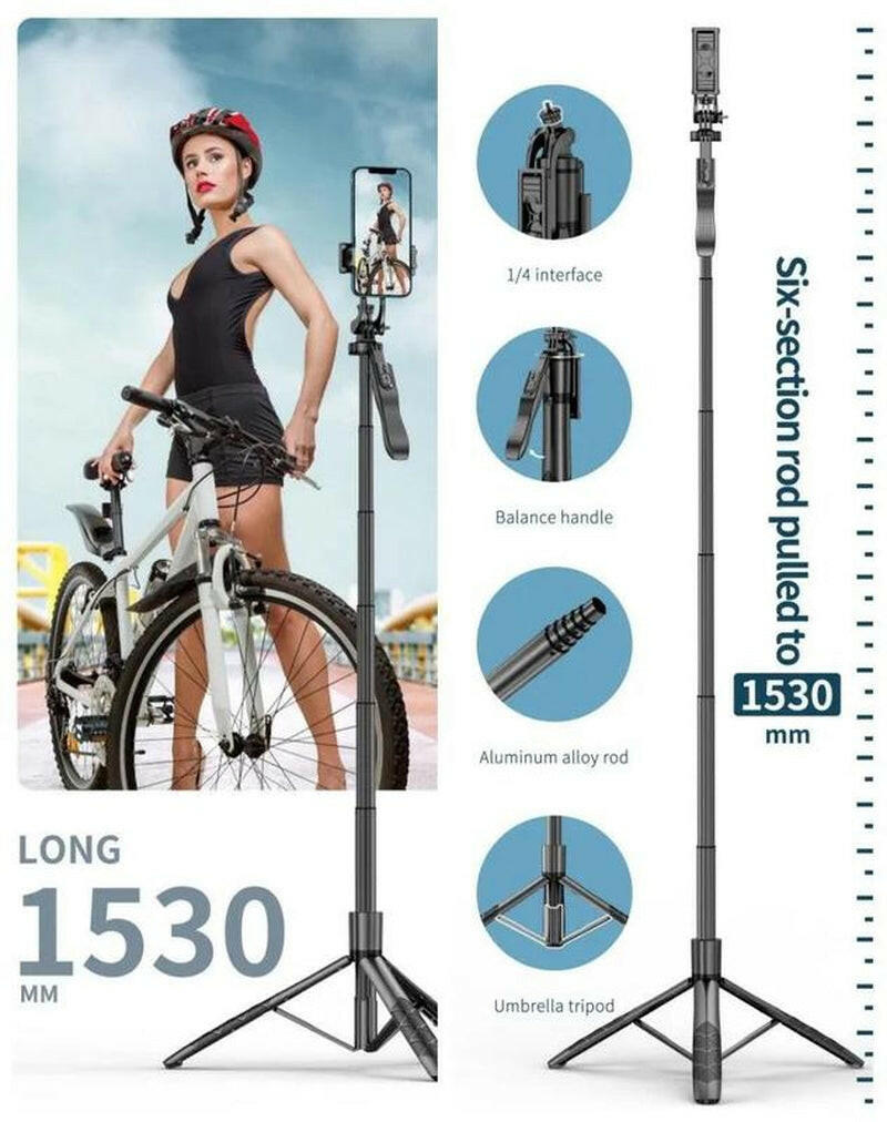 Everything Included- Gimbal Auto Face Tracking- Combo Pack- W/ Separate Extendable Selfie Stick Tripod, Remote Control W/2 Piece LED Lights. 360° Rotatable Selfie Stand Camera Phone Tracking Holder, Phone Stabilizer Selfie Accessories Cellphone Smartphone.