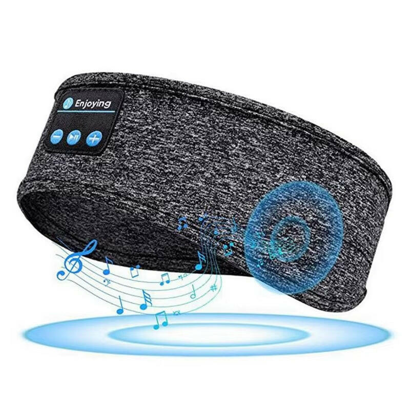 Wireless Sports Bluetooth Earphones with Sleeping Music Eye Mask and Headband for Comfortable Listening.