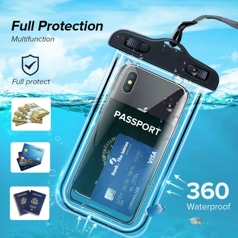 Universal Waterproof Phone Case - Submersible Protection Pouch.