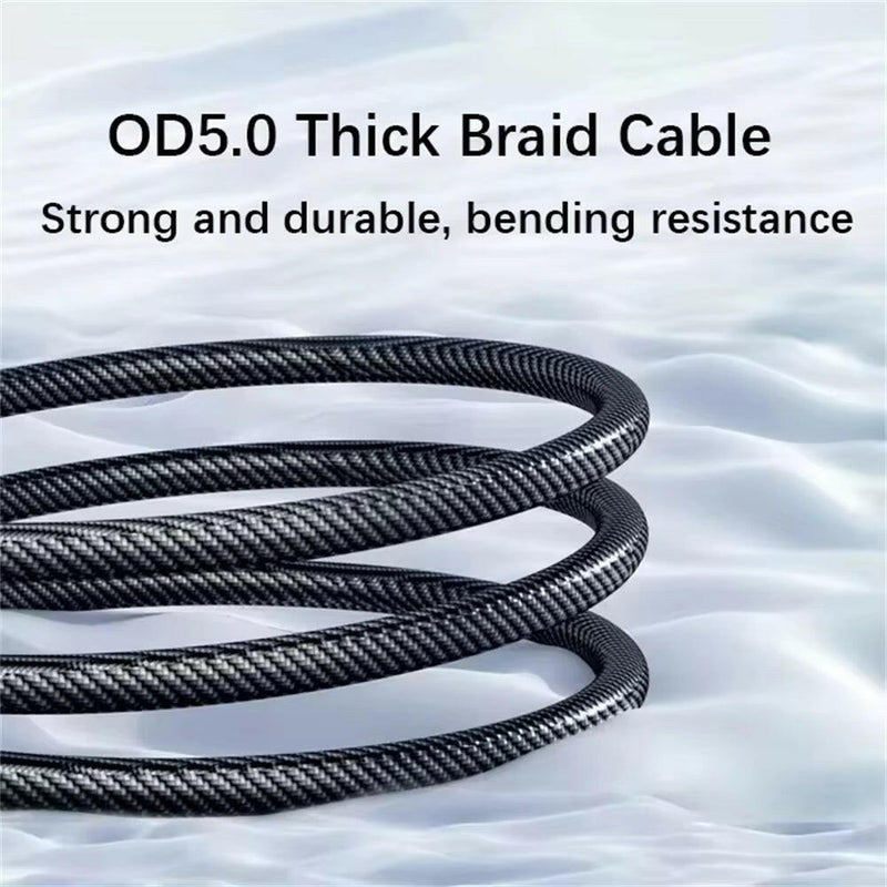 120W LED Digital Display USB Type-C Quick Charge Cable for OPPO, VIVO, and Huawei Fast Charging Data Transfer.