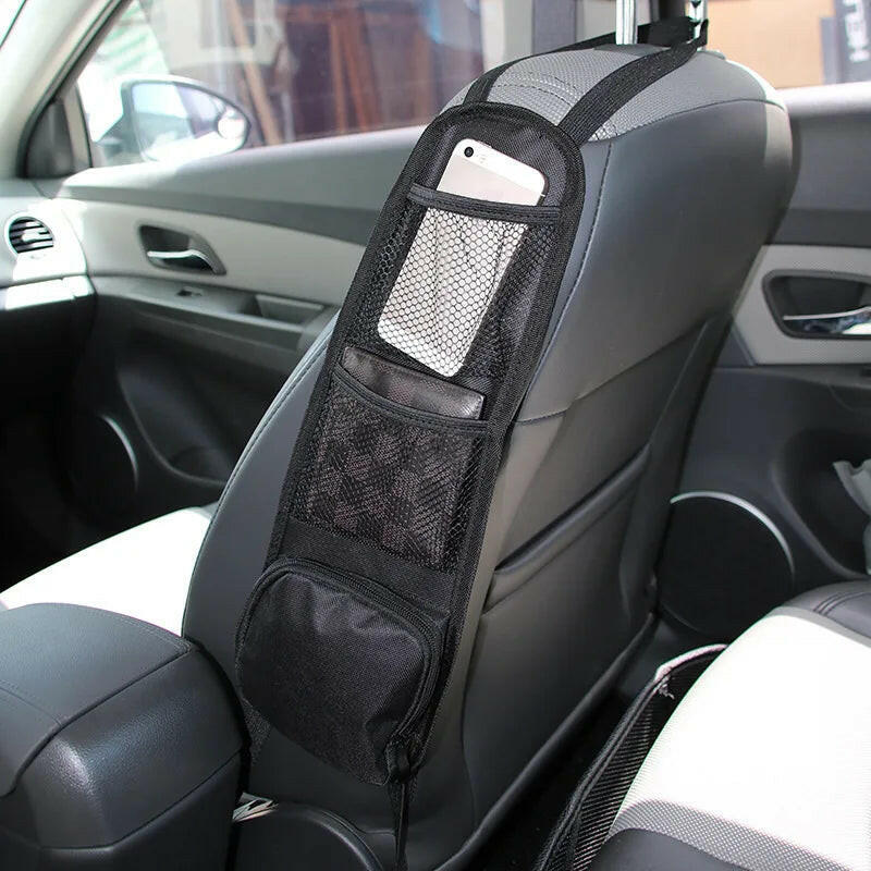 Car Backseat Organizer with Touch Screen Tablet Holder Auto Storage Pockets Cover Car Seat Back Protectors Car Accessories.