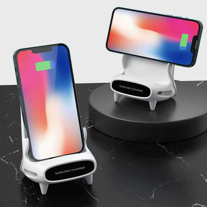 Mini Chair Wireless Fast Charger Multifunctional Phone Holder Charge Dock Station for Huawei Iphone 14 13 Charging Dropshipping.